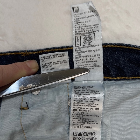 Levi’s 505 Blue Jeans Men’s 38x34 Regular Fit 5 Pocket Red Tag - Picture 14 of 16